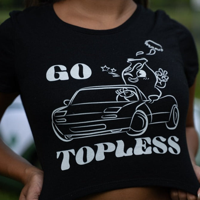 Miata Go Topless Women’s Crop Tee