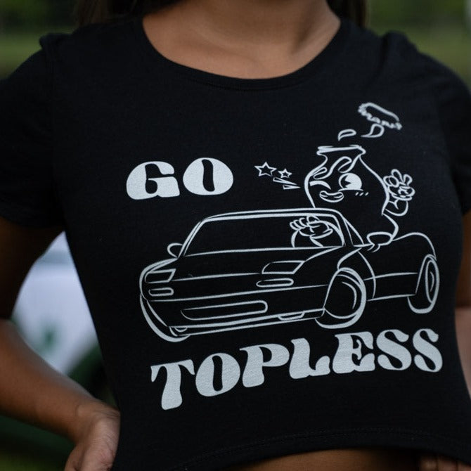 Miata Go Topless Women’s Crop Tee