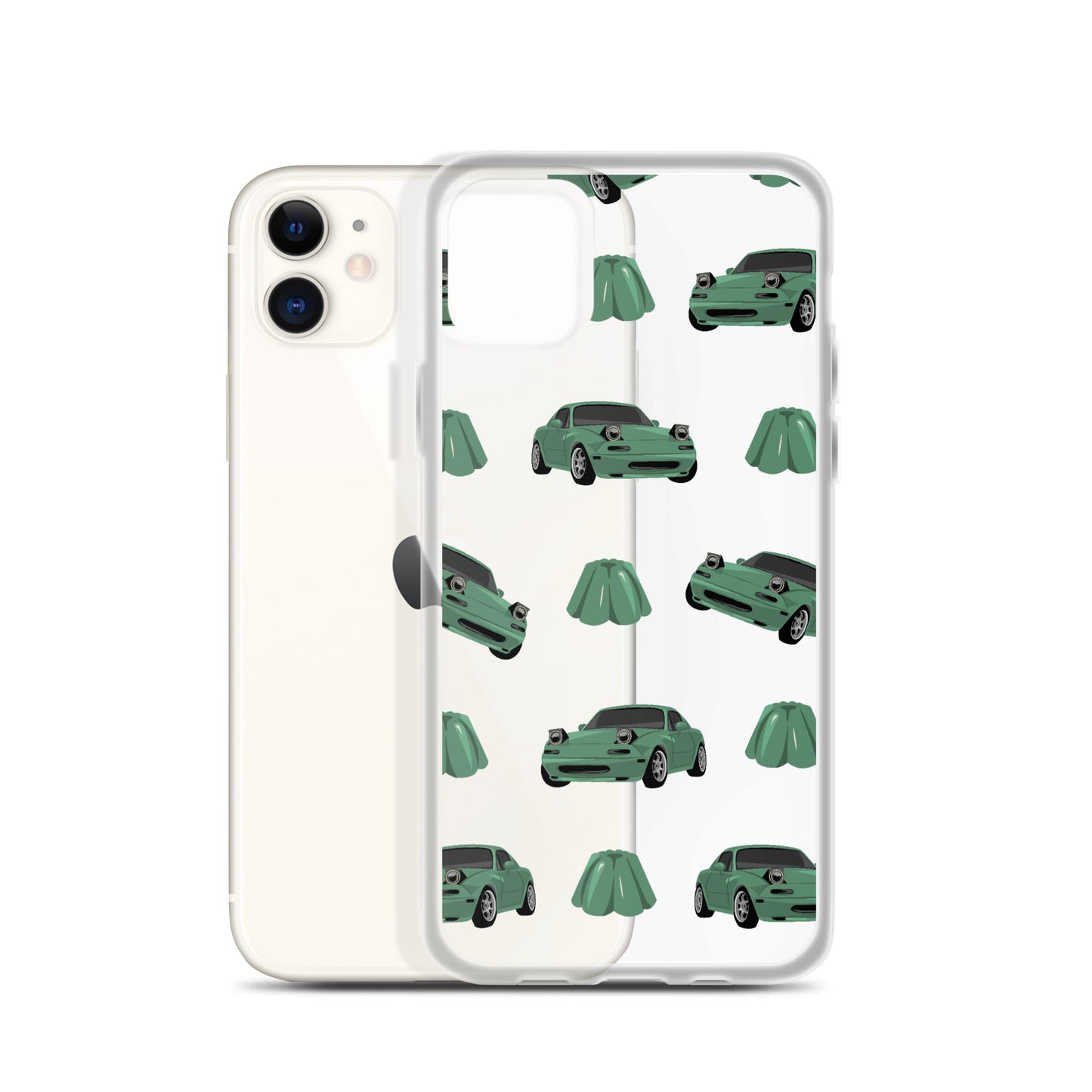 Clear Green Miata Case for iPhone®