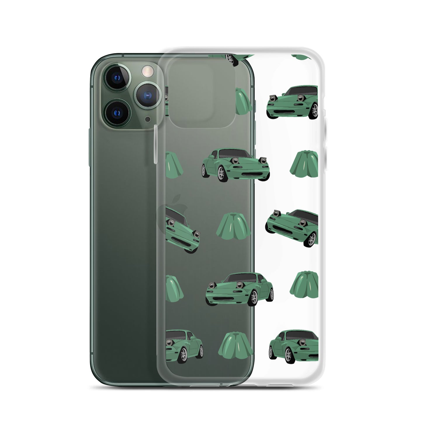 Clear Green Miata Case for iPhone®