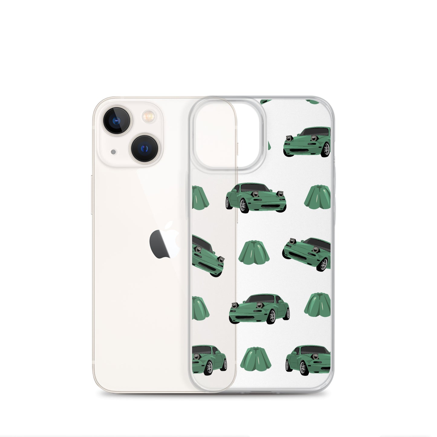 Clear Green Miata Case for iPhone®