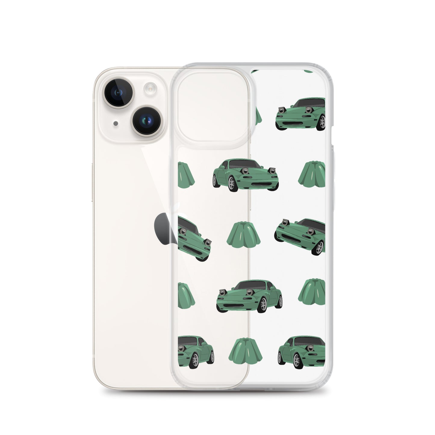 Clear Green Miata Case for iPhone®