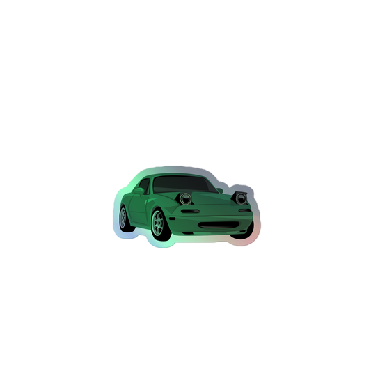 Jelly Green NA Miata Holographic Sticker