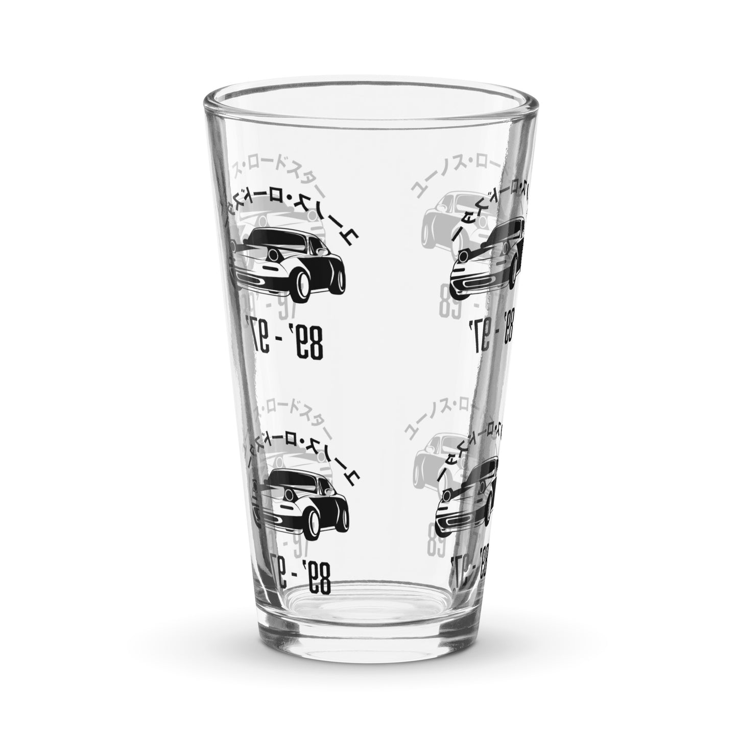 Miata Shaker pint glass