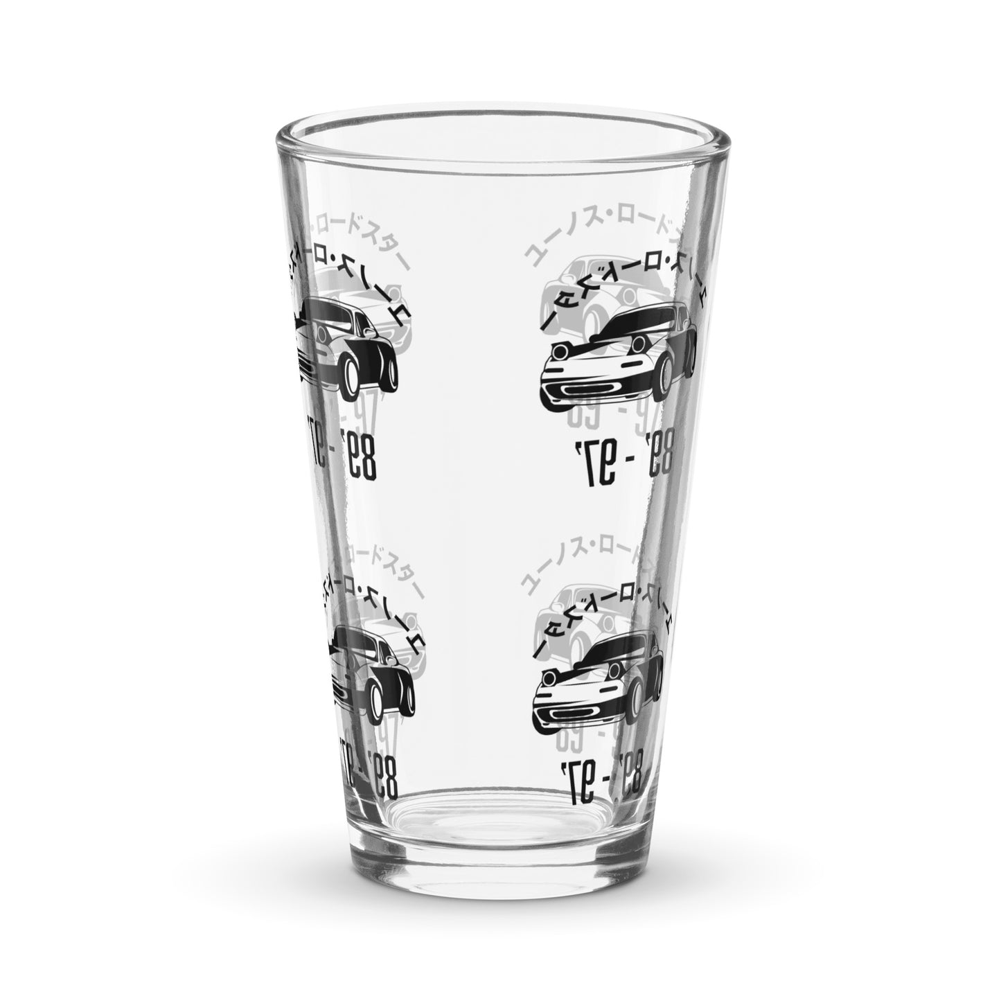 Miata Shaker pint glass