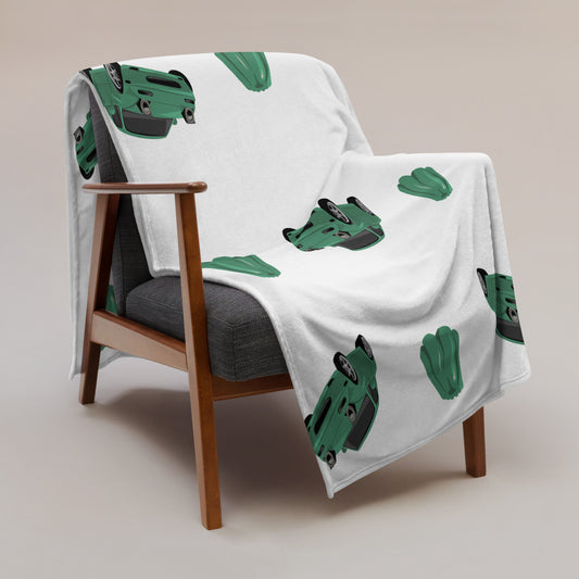 Green NA Miata Throw Blanket